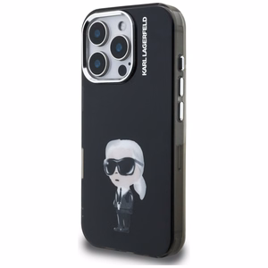 Karl Lagerfeld IML Aquarelle Karl & Logo MagSafe Ümbris jaoks iPhone 16 Pro Max - must