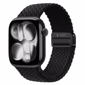 TECH-PROTECT NYLONMAG APPLE WATCH 6 / 7 / 8 / 9 / 10 / SE / ULTRA 1 / 2 (44 / 45 / 46 / 49 MM) BLACK
