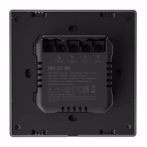 Nutikas Scene Seina Lüliti WiFi Sonoff M5 2C (2-channel)