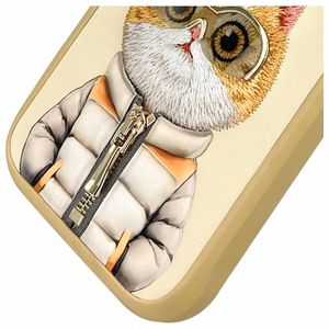 NIMMY чехол COOL&CUTE 2.0 Cat для iPhone 16 Pro Max хаки