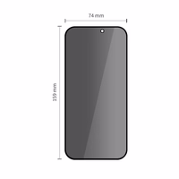 Tech-Protect Quick Set Spy+ Privaatsus Glass 2-pack jaoks iPhone 16 Pro Max