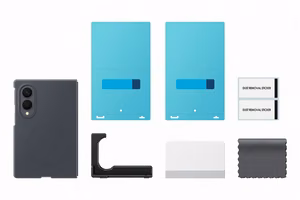 EF971CBE magnetiline silikoonümbris Samsung Galaxy Fold 8, must
