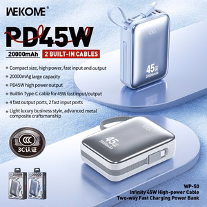 Akupank WK Design „WP-50“ valge 20000mAh (45W)
