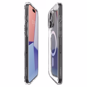 SPIGEN ümbris ULTRA HYBRID MAG compatible with MagSafe jaoks IPHONE 15 Pro valge