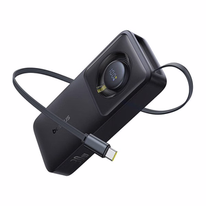 Внешний аккумулятор Baseus OS Free2Pull 10000mAh 30W +кабель (чёрный)