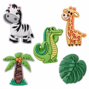 3D-наклейка Джунгли, комплект 5pcs