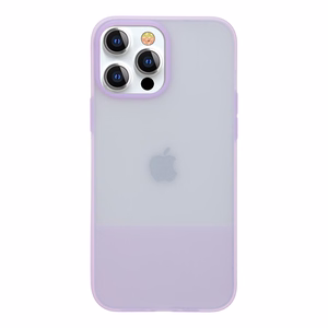 Kingxbar Plain seeria ümbris iPhone 13 Pro silikoonist ümbris lilla