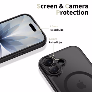 Tech-Protect Magpeak Magsafe CC Ümbris jaoks iPhone 17 - Matte must