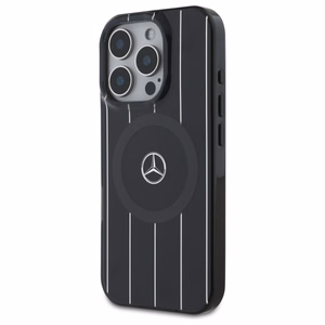 Mercedes MB Double Layer Crossed Lines MagSafe iPhone 16 Pro Ümbris - must