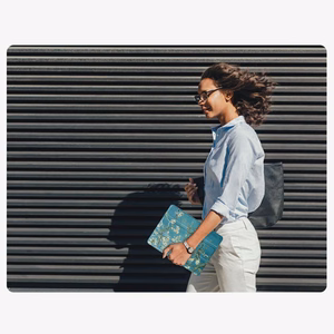 TechProtect SmartÜmbris jaoks Samsung Galaxy Tab A9+ / A11+ Plus 11.0 X210 / X215 / X216 / X230 / X235 / X236 - sinine and valge