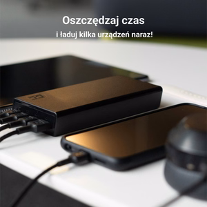 Green Cell GC PowerPlay 20S akupank, 20 000 mAh, 22,5 W, PD, USB-C, kiirlaadimine, Panther Black