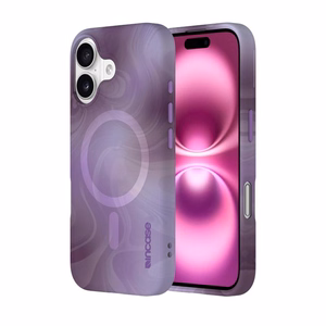 Incase Halo Case MagSafe'i toega ümbris iPhone 16-le, Oil Slick Lilac värvitoonis