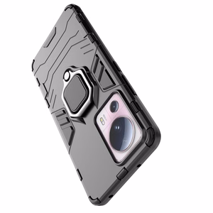 Ring Armor ümbris jaoks Xiaomi 13 Lite armored cover magnetic holder ring must