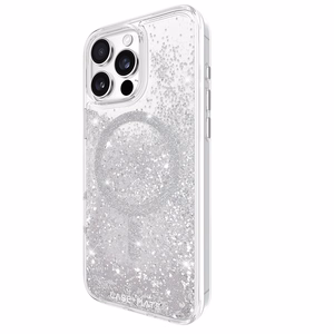 Case-Mate Waterfall MagSafe ümbris seadmele iPhone 16 Pro Max, hõbedane