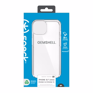 Speck GemShell ümbris seadmele iPhone 17e / 16e / 15 / 14 / 13, läbipaistev