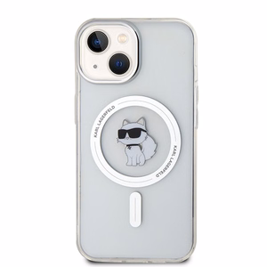 Karl Lagerfeld IML Choupette MagSafe ümbris jaoks iPhone 15 - läbipaistev