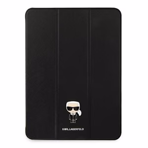 Karl Lagerfeld Saffiano Ikonic Karl Ümbris jaoks iPad 11" Pro 2021 - must