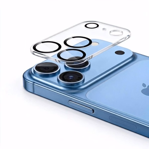 Läbipaistev Tech-Protect Cam Fit+ karastatud klaasist kaamerakaitse Apple iPhone 18 Pro Max telefonile