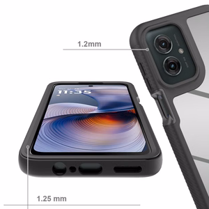 Tech-Protect Defense Ümbris jaoks Motorola Moto G15 / G15 Power / G05 / E15 - Must