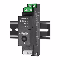 Shelly Qubino Pro 2PM DIN rail Relay, 2-channel, Z-Wave (Power measurement)