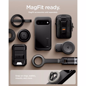 Spigen Tough Armor Mag MagSafe ümbris mudelile Google Pixel 11, must