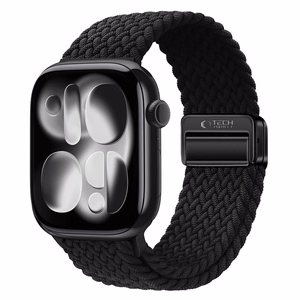 Tech-Protect Nylonmag Strap for Apple Watch 4 / 5 / 6 / 7 / 8 / 9 / SE (38 / 40 / 41 mm) - Black