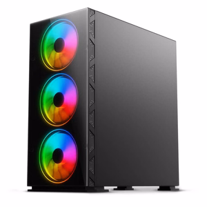 SAVIO Prime X1 ARGB Glass arvutikorpus, must