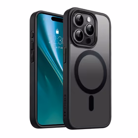 Etteri Matt Mag ümbris jaoks iPhone 15 Pro 6,1" must