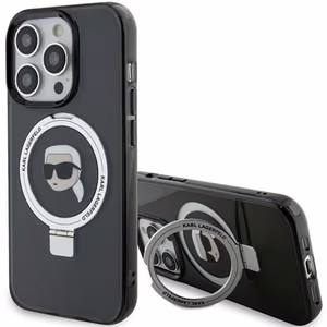 Karl Lagerfeld KLHMP15XHMRSKHK iPhone 15 Pro Max 6.7" must/must hardcase Ring Stand Karl Head MagSafe