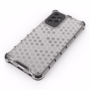 Honeycomb Case soomuskaitse TPU kaitsekattega Samsung Galaxy A72 4G mustale Samsung Galaxy A72 4G-le