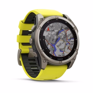 Nutikell Garmin Fenix 8 Sapphire Solar kollane