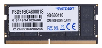 Patriot Memory Signature PSD516G480081S mälumoodul 16 GB 1 x 16 GB DDR5 4800 MHz