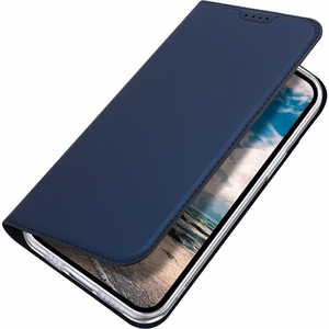 DUX DUCIS wallet case SKIN PRO jaoks IPHONE 16e sinine