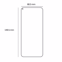 Karastatud klaas 2,5D jaoks Huawei Nova 5T / Honor 20