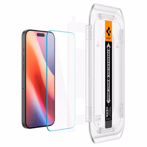 Spigen Glas.tR EZ Fit Karastatud klaas jaoks iPhone 16 Pro / 17 / 17 Pro - 2 pcs.