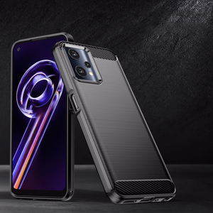Carbon Case Flexible Cover Realme 9 Pro black