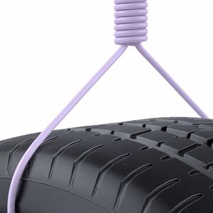 Joyroom Multi-Color Series A14 Lightning / USB-A 2.4A 1.2 m cable - purple