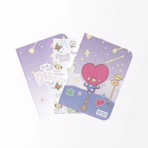 BT21 TATA A6 märkmike komplekt, 3 tk