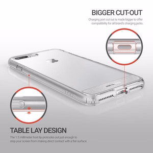 Obliq Naked Shield ümbris iPhone 8 Plusile / 7 Plusile, läbipaistev