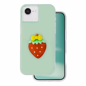 Fruit 2in1 ümbris iPhone 16e / 17e jaoks roheline