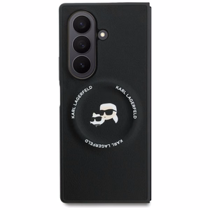KARL LAGERFELD ümbris jaoks SAMSUNG Z Fold7 KLHMZFD7PSMLRKCK compatible with MagSafe (PU K&C) must