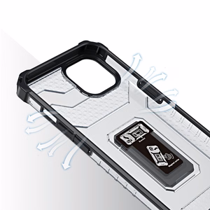 Crystal Ring Case Kickstand Tough Rugged Cover for iPhone 13 mini must