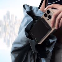 Blavec Akupank 10000mAh BJ-04 Slim 13,5mm - Type C - 22,5W magnetic Magsafe 3 in 1 (PBBJ04-MC10B) must glass