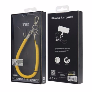 Audi universaalne telefoni rihm 28cm 8mm kollane AU-HSL8-R8/D1-YW