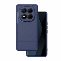 Simple Carbon ümbris jaoks Xiaomi Redmi Note 14 Pro 5G (Global) / Note 14 Pro Plus 5G (Global) sinine