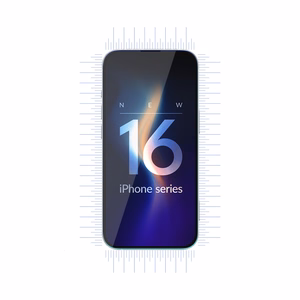 Tempered glass 3mk FlexibleGlass for iPhone 16 Plus