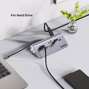Unitek Алюминиевый хаб USB-C 2x USB-A 2x USB-C 5Gbps
