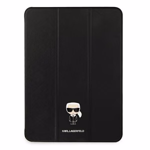 Karl Lagerfeld Saffiano Ikonic Karl Ümbris jaoks iPad 12.9" Pro 2021 - must