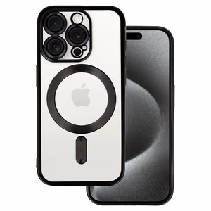 metallik MagSafe Ümbris jaoks Iphone 15 Pro Max must