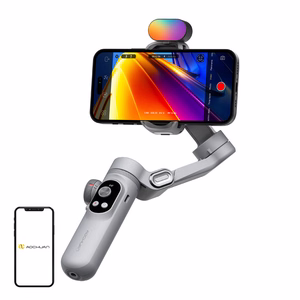 AOCHUAN X Pro stabilisaator RGB valgustusega (hall)